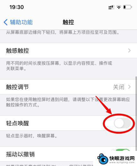 苹果手机关闭触屏显示 怎么在苹果手机上关闭轻触亮屏