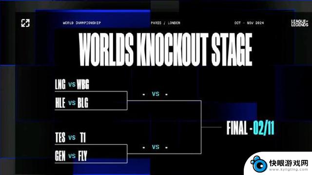 英雄联盟全球总决赛淘汰赛：LPL四强齐聚巴黎，电竞巅峰对决即将开启