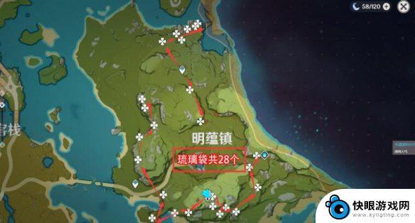 原神琉璃袋在哪找 《原神》琉璃袋采集路线图分享