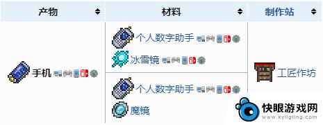 泰拉瑞亚传送手机怎么做 手机合成配方一览《泰拉瑞亚》